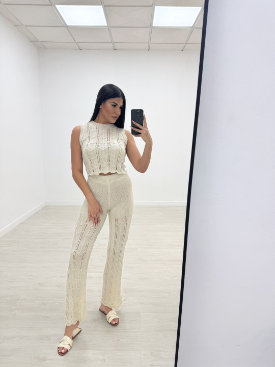 CONJUNTO HILO PLAYA BEIGE CONJUNTO HILO PLAYA BEIGE