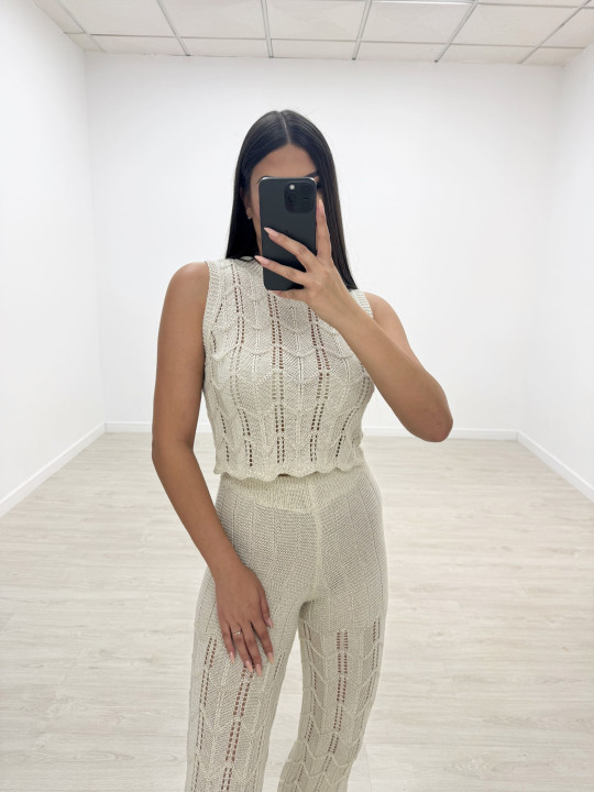 CONJUNTO HILO PLAYA BEIGE CONJUNTO HILO PLAYA BEIGE