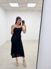 VESTIDO CROCHET NEGRO
