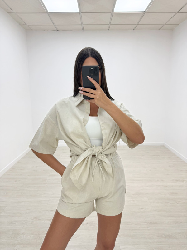 copy of CONJUNTO OVER LINO BEIGE