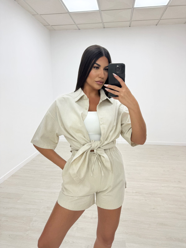 copy of CONJUNTO OVER LINO BEIGE