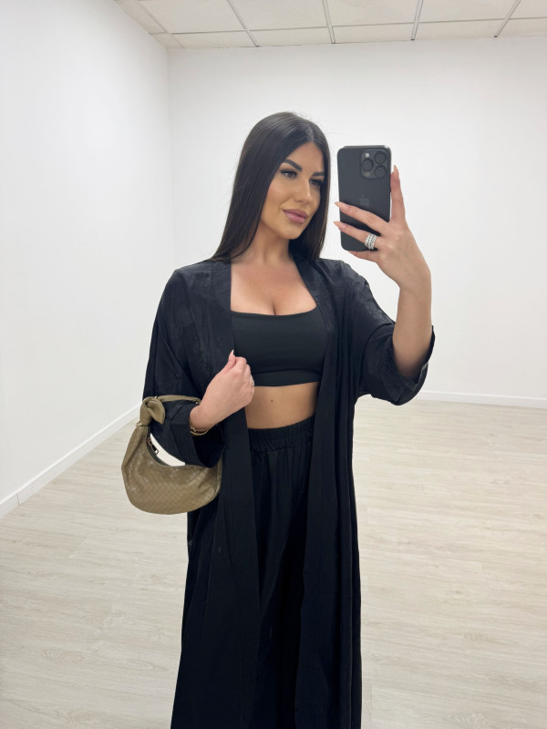 copy of CONJUNTO KAFTAN NEGRO BORDADO