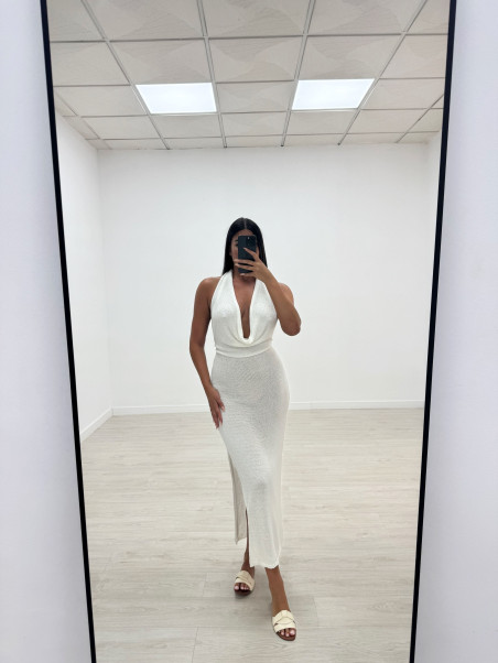 VESTIDO SAMIA LARGO BLANCO