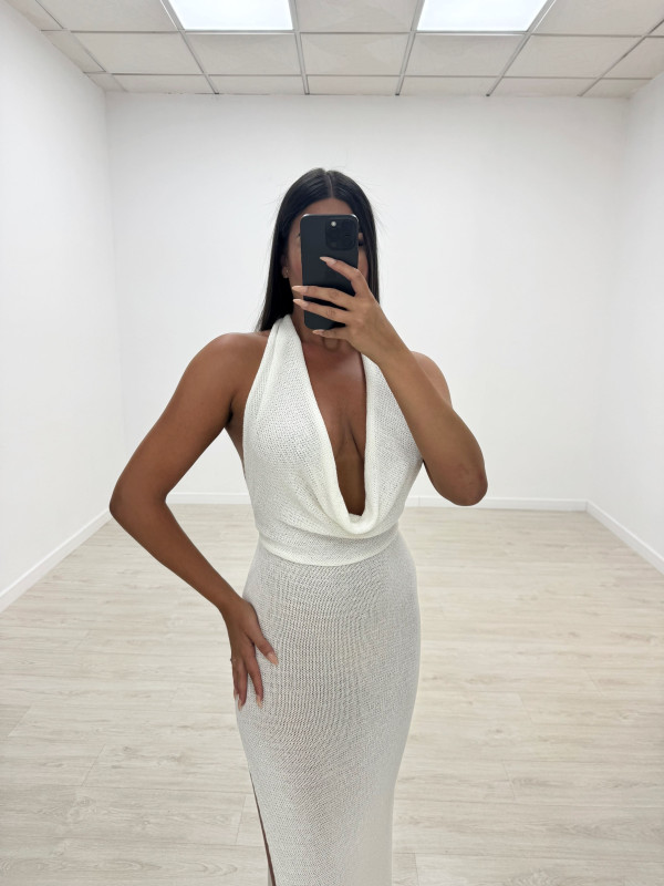 VESTIDO SAMIA LARGO BLANCO