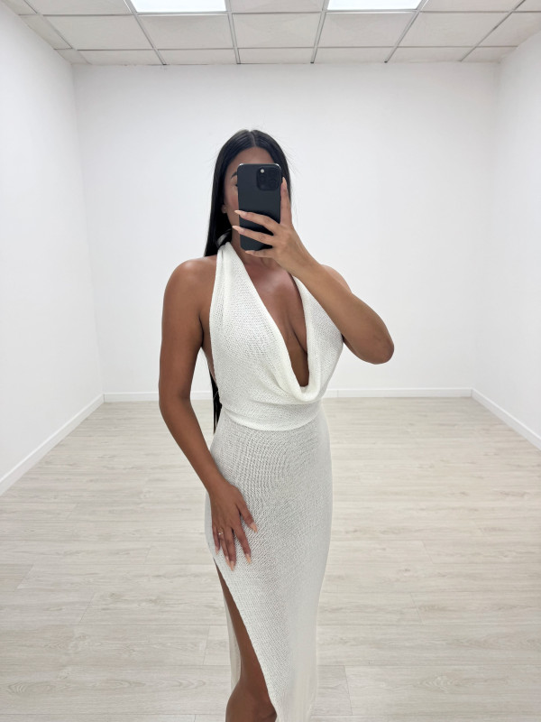 VESTIDO SAMIA LARGO BLANCO