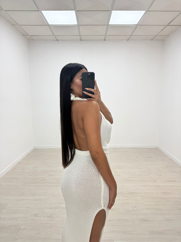 VESTIDO SAMIA LARGO BLANCO