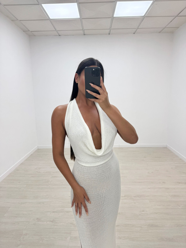 VESTIDO SAMIA LARGO BLANCO