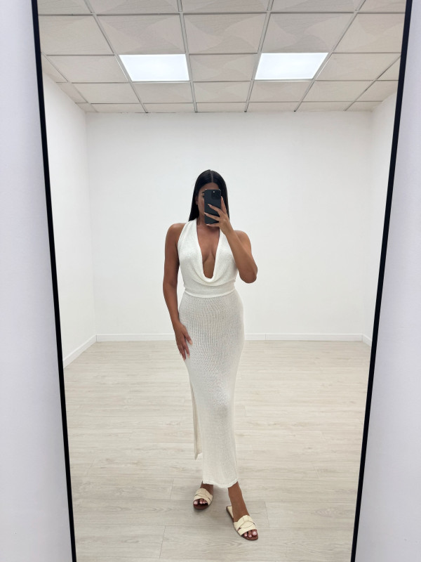 VESTIDO SAMIA LARGO BLANCO