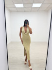 VESTIDO SAMIA LARGO DORADO VESTIDO SAMIA LARGO DORADO
