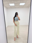 TOP-CHALECO CROP DENIM BRILLO TOP-CHALECO CROP DENIM BRILLO