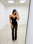 CONJUNTO ENCAJE NEGRO CONJUNTO ENCAJE NEGRO