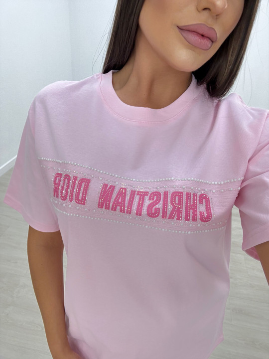 CAMISETA CD BRILLO ROSA CAMISETA CD BRILLO ROSA
