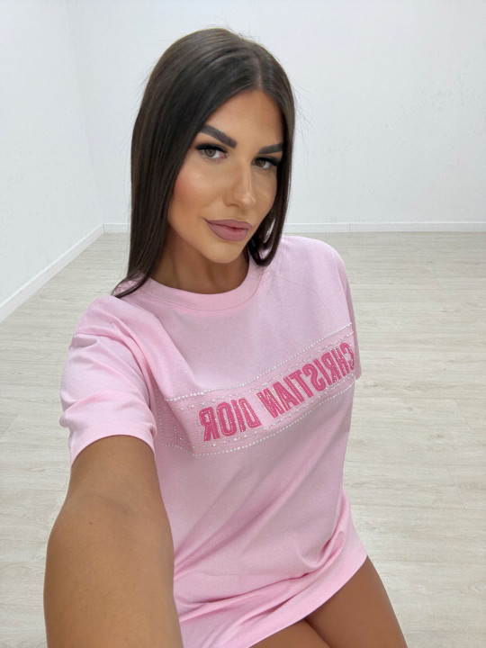 CAMISETA CD BRILLO ROSA CAMISETA CD BRILLO ROSA