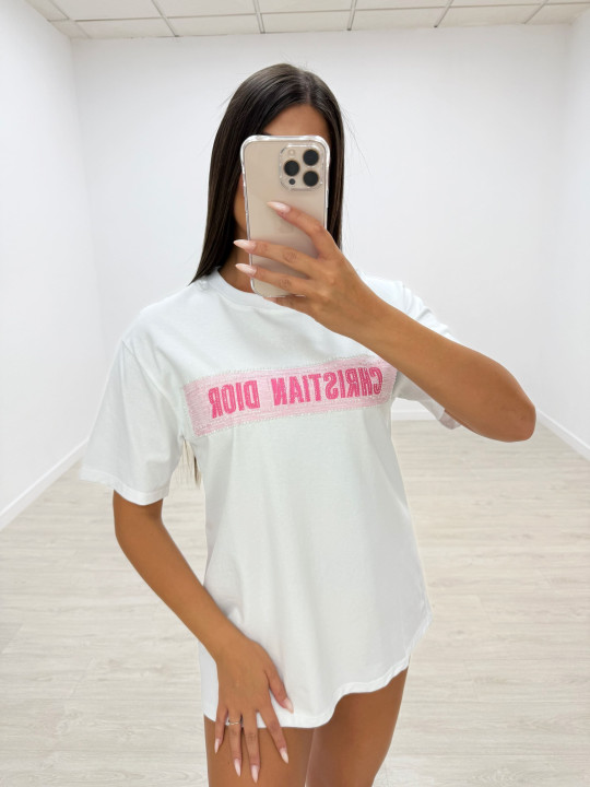 CAMISETA CD BRILLO BLANCA CAMISETA CD BRILLO BLANCA