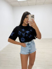 CAMISETA LV MONOGRAM NEGRA CAMISETA LV MONOGRAM NEGRA