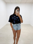 CAMISETA LV MONOGRAM NEGRA CAMISETA LV MONOGRAM NEGRA
