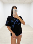CAMISETA LV MONOGRAM NEGRA CAMISETA LV MONOGRAM NEGRA