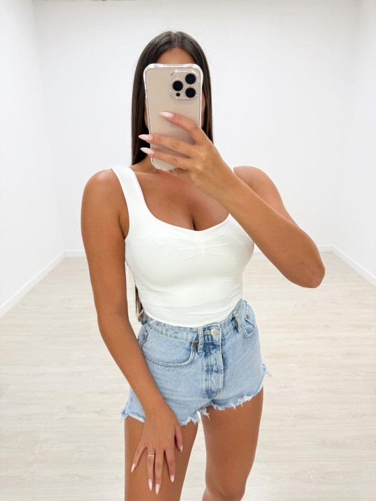 TOP BASIC LICRA BLANCO