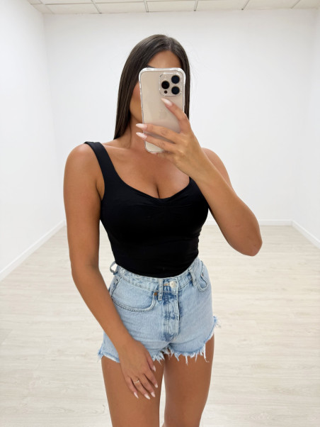TOP BASIC LICRA NEGRO