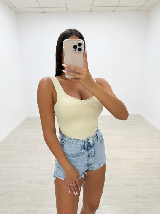TOP BASIC LICRA BEIGE
