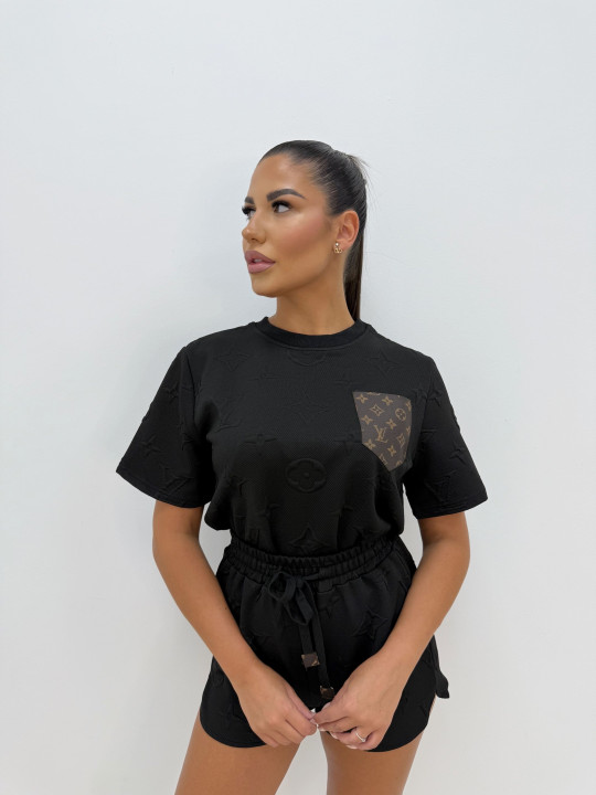 CONJUNTO LV RELIEVE NEGRO CONJUNTO LV RELIEVE NEGRO