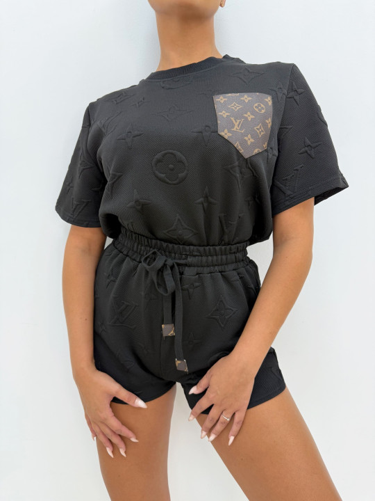 CONJUNTO LV RELIEVE NEGRO CONJUNTO LV RELIEVE NEGRO