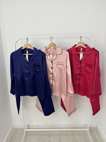 PIJAMA RASO MANGA LARGA