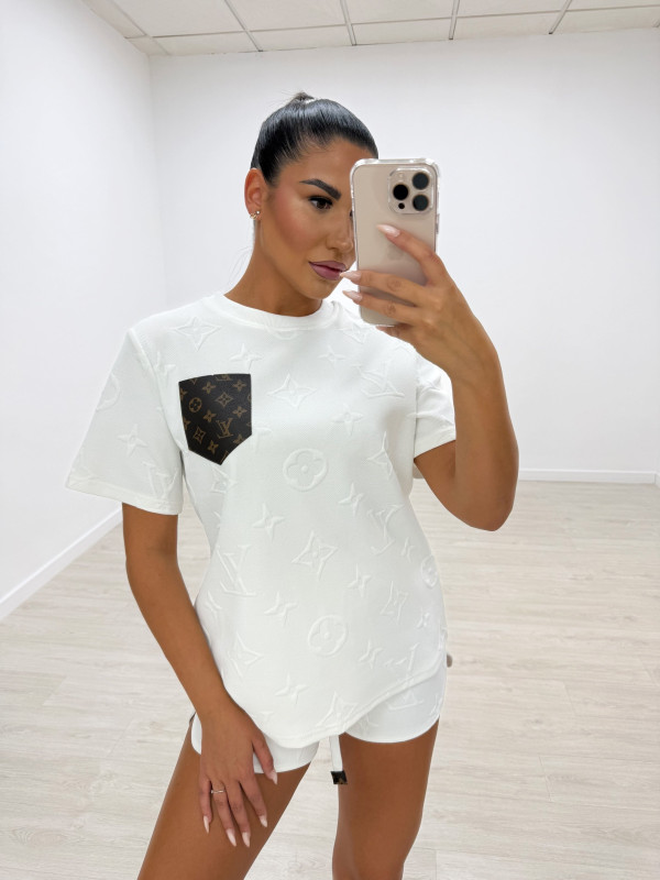 CONJUNTO LV RELIEVE BLANCO