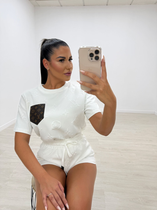 CONJUNTO LV RELIEVE BLANCO CONJUNTO LV RELIEVE BLANCO