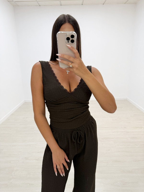 CONJUNTO JULIETTA MARRÓN