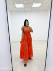 VESTIDO LARGO NARANJA VESTIDO LARGO NARANJA
