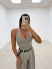 TOP LICRA HALTER TOUPE