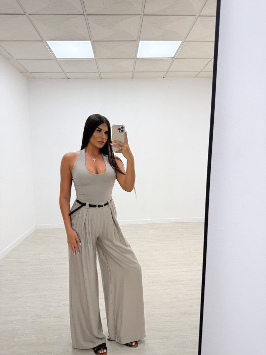 TOP LICRA HALTER TOUPE