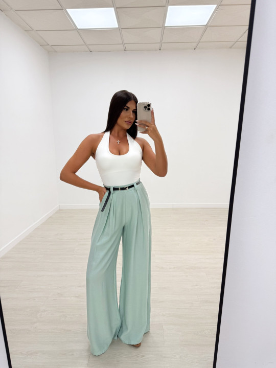 TOP LICRA HALTER BLANCO TOP LICRA HALTER BLANCO