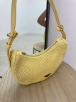 BOLSO RAFIA OVAL PD AMARILLO
