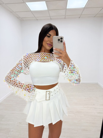 copy of FALDAS TABLAS BLANCA + CINTURÓN MAXI