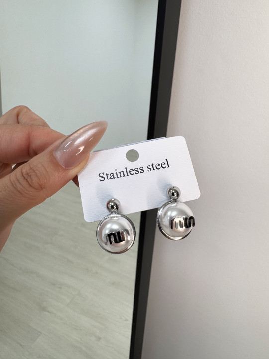 PENDIENTES MIU NACAR PLATA