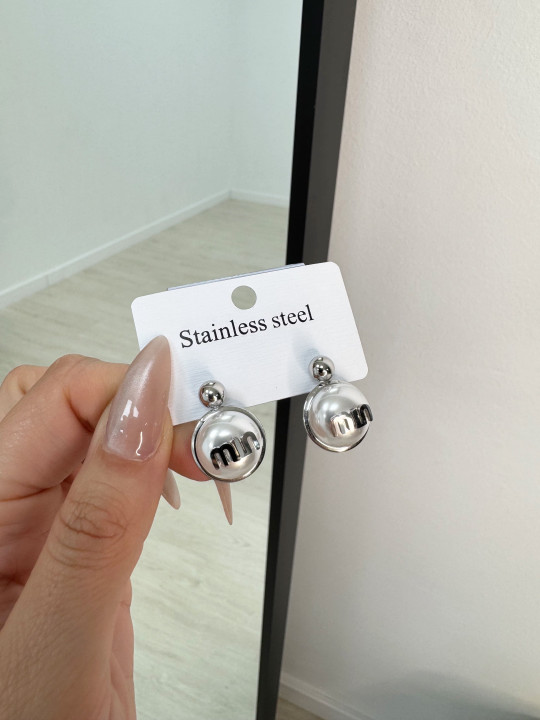 PENDIENTES MIU NACAR PLATA