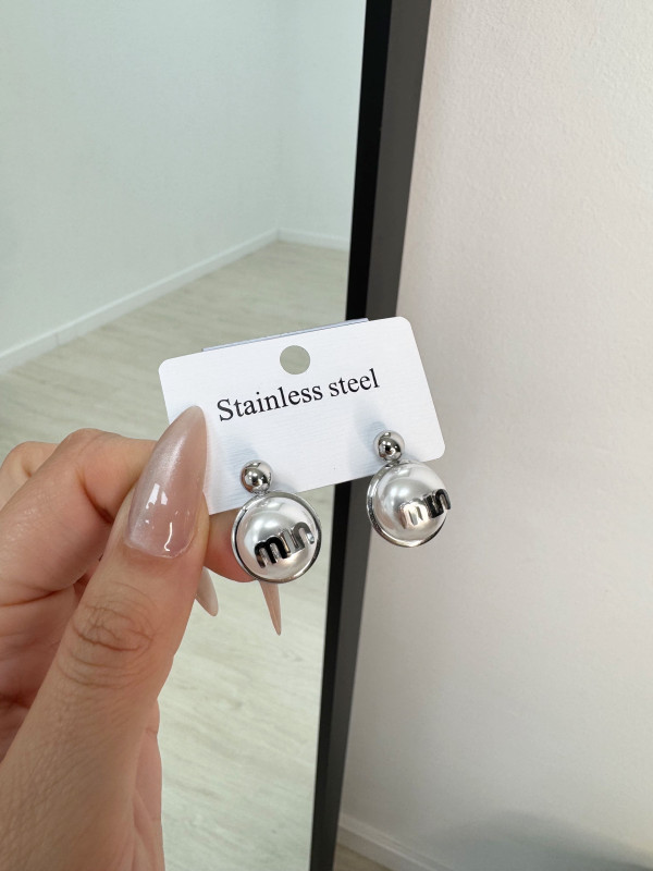 PENDIENTES MIU NACAR PLATA