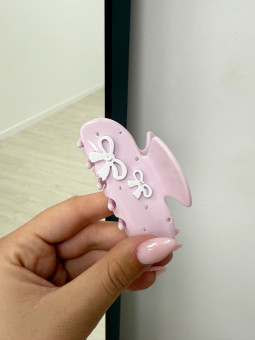 PINZA LAZOS ROSA BEBE