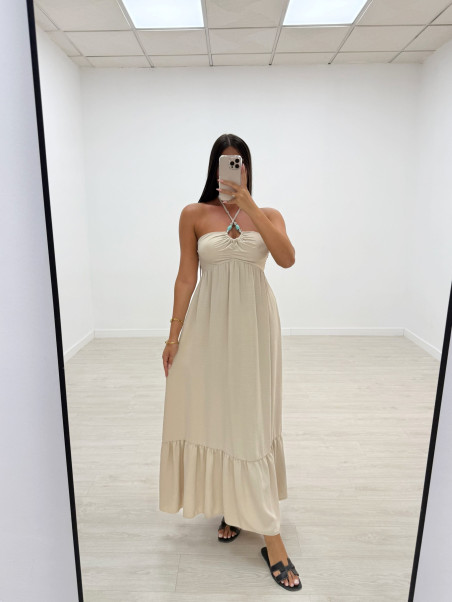 VESTIDO SAFIRA BEIGE