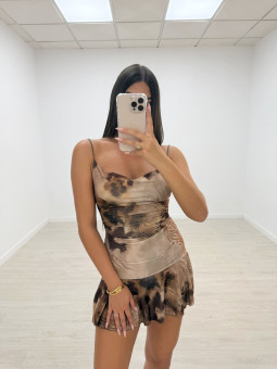 VESTIDO COSTA MARRÓN