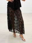 FALDA ENCAJE LUXURY NEGRA