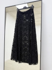 FALDA ENCAJE LUXURY NEGRA