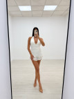 MONO MINI HALTER CEBRA BLANCO