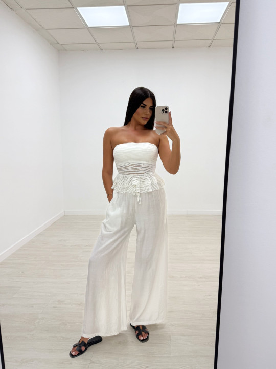 TOP CEBRA PALABRA DE HONOR BLANCO