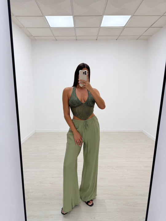 PANTALÓN BAMBU VERDE