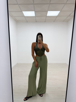 PANTALÓN BAMBU VERDE