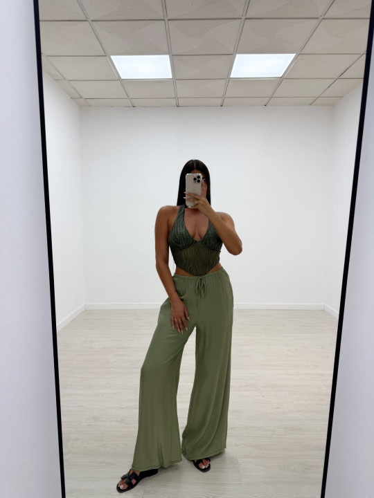 PANTALÓN BAMBU VERDE