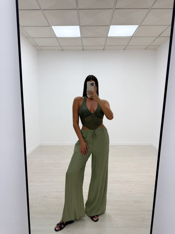 PANTALÓN BAMBU VERDE
